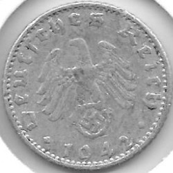 Monedas - Europa - Alemania - 96 - 1942E - 50 Pffening