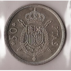 Monedas - España - Juan Carlos I (pesetas) - 1975 *76 - 050 pesetas