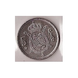 Monedas - España - Juan Carlos I (pesetas) - 1975 *80 - 005 pesetas