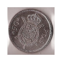 Monedas - España - Juan Carlos I (pesetas) - 1975 *80 - 050 pesetas