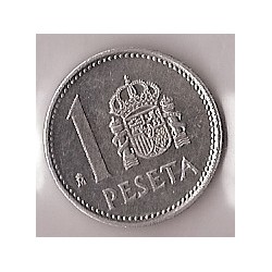 Monedas - España - Juan Carlos I (pesetas) - 1988 - 001 peseta