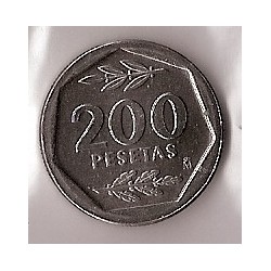 Monedas - España - Juan Carlos I (pesetas) - 1988 - 200 pesetas