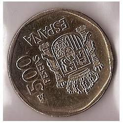 Monedas - España - Juan Carlos I (pesetas) - 1988 - 500 pesetas