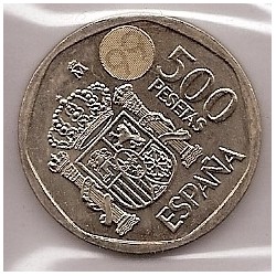 Monedas - España - Juan Carlos I (pesetas) - 1999 - 500 pesetas