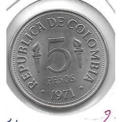 Monedas - America - Colombia - 247 - 1971 - 5 pesos