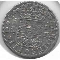 Monedas - España - Carlos III (1759 - 1788) - 608 - Año 1760JP - 2 Reales - Plata - Madrid