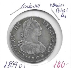 Monedas - EspaÃ±a - Carlos IV (1788 - 1808) - 847 - 1809 - 4 reales - Potosi - plata