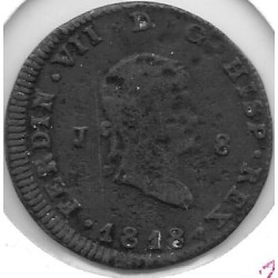 Monedas - EspaÃ±a - Fernando VII (1808 - 1833) - 1352 - 1818 - 8 Maravedis