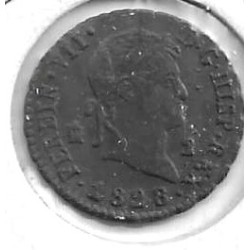 Monedas - EspaÃ±a - Fernando VII (1808 - 1833) - 73 - 1828 - 2 Maravedis - Segovia