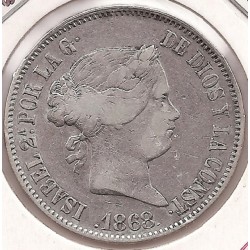 Isabel II (1833 - 1868) - 50 ct Peso