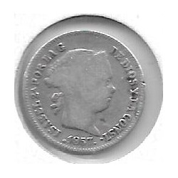 Monedas - EspaÃ±a - Isabel II (1833 - 1868) - 262 - 1857 - real - Barcelona - plata