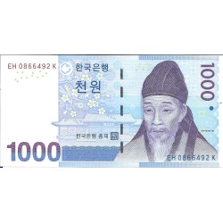 Billetes - Asia - Korea del sur - 54 - sc - 2007 - 1000 won - Num.ref: 0866492