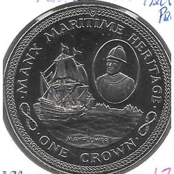 Monedas - Europa - Isla de Man - 97 - 1982 - crown - plata