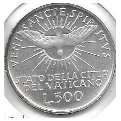 Monedas - Europa - Vaticano - 075 - Año 1963 - Sede Vacante - 500 liras