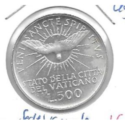 Monedas - Europa - Vaticano - 75 - 1963 - 500 liras - plata - Sede Vacante