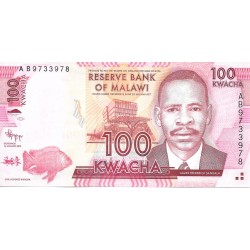 Billetes - Africa - Malawi - 59a - SC - AÃ±o 2012 - 100 kwacha - num. ref: 9733978