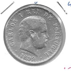 Monedas - Europa - Portugal - 535 - 1899 - 500 reis - plata