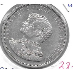 Monedas - Europa - Portugal - 539 - 1898 - 1000 reis - plata