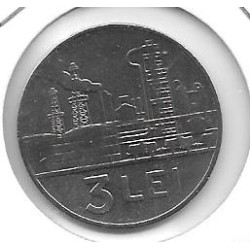 Monedas - Europa - Rumania - 96 - Año 1966 - 3 lei