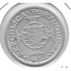 Monedas - Africa - Mozambique - 80 - 1952 - 20 escudos - plata