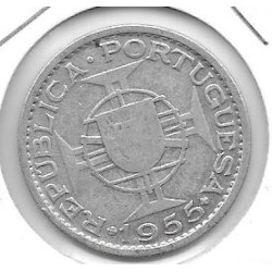 Monedas - Africa - Mozambique - 80 - 1955 - 20 escudos - plata