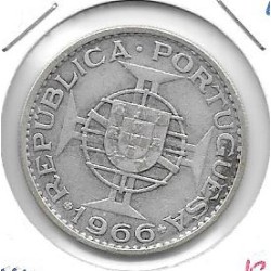 Monedas - Africa - Mozambique - 80a - 1966 - 20 escudos - plata