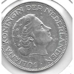 Monedas - Europa - Holanda - 185 - 1961 - 2,5 gulden - plata