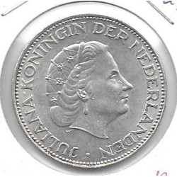 Monedas - Europa - Holanda - 185 - 1960 - 2,5 gulden - plata