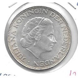 Monedas - Europa - Holanda - 185 - 1962 - 2,5 gulden - plata