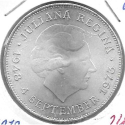 Monedas - Europa - Holanda - 196 - 1973 - 10 gulden - plata