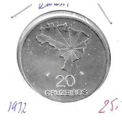 Monedas - America - Brasil - 583 - 1972 - 20 cruzeiros