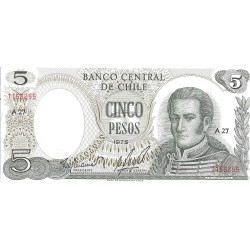 Billetes - America - Chile - 149 - sc - 1975 - 5 pesos - Num.ref:1158255