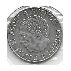 Monedas - Europa - Suecia - 826 - Año 1961 - Corona