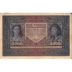 Billetes - Europa - Polonia - 29 - MBC- - Año 1920 - 5000 Marek - num ref: 950035