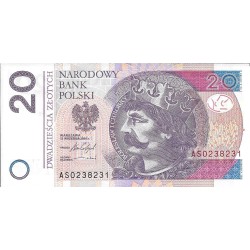 Billetes - Europa - Polonia -  - sc - 2016 - 20 zlotych - num. ref: AS0238231