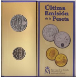 España - Juan Carlos I (pesetas) - Estuches oficiales - Año 2001 - 2000 pts + 100 pts última edición