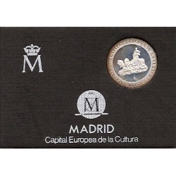 España - Juan Carlos I (pesetas) - Estuches oficiales - Año 1992 - 200 ptas Madrid, Capital Europea de la Cultura