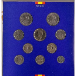 España - Juan Carlos I (pesetas) - Estuches oficiales - Año 1992 - colección anual