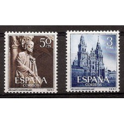 Sellos - Países - España - 2º Cent. (Series Completas) - Estado Español - 1954 - 1130/31 - **