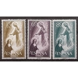 Sellos - Países - España - 2º Cent. (Series Completas) - Estado Español - 1957 - 1206/08 - **