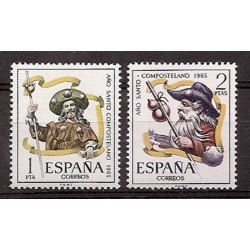 Sellos - Países - España - 2º Cent. (Series Completas) - Estado Español - 1965 - 1672/73 - **