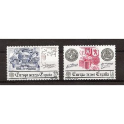 Sellos - Países - España - 2º Cent. (Series Completas) - Juan Carlos I - 1982 - 2657/58 - **