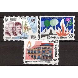 Sellos - Países - España - 2º Cent. (Series Completas) - Juan Carlos I - 1983 - 2715/17 - **