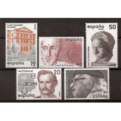 Sellos - Países - España - 2º Cent. (Series Completas) - Juan Carlos I - 1987 - 2880/84 - **