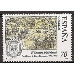 Sellos - Países - España - 2º Cent. (Series Completas) - Juan Carlos I - 1999 - 3649 - **