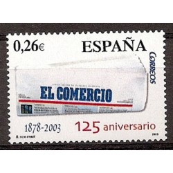 Sellos - Países - España - 2º Cent. (Series Completas) - Juan Carlos I - 2003 - 4012 - **