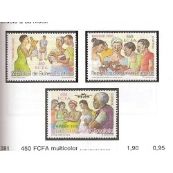 N - Navidad - Guineu Ecuatorial - ** - 381/83