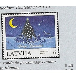 N - Navidad - Letonia - ** - 375/8