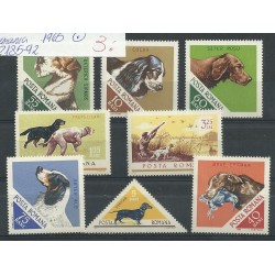 P - Perros - 2185/92 - Rumania - o - Año 1965