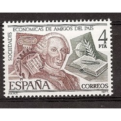 Sellos - Países - España - 2º Cent. (Series Completas) - Juan Carlos I - 1977 - 2402 - **